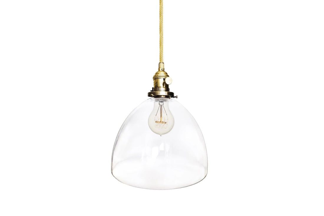 The Architect Collection- Handblown Glass Bell Shade Lighting Hammers and Heels